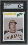 1977 Topps #197 Ed Ott 9 card progressive proof.